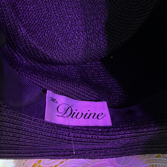 Vintage Ms. Divine Black Silver Sequin Hat - Picture 5 of 5